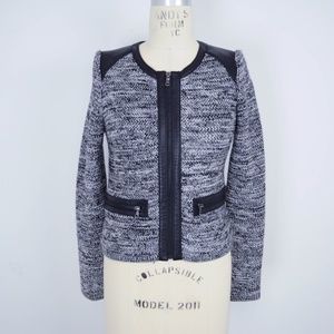 Line Knitwear Label Hyde Jacket Leather Wool